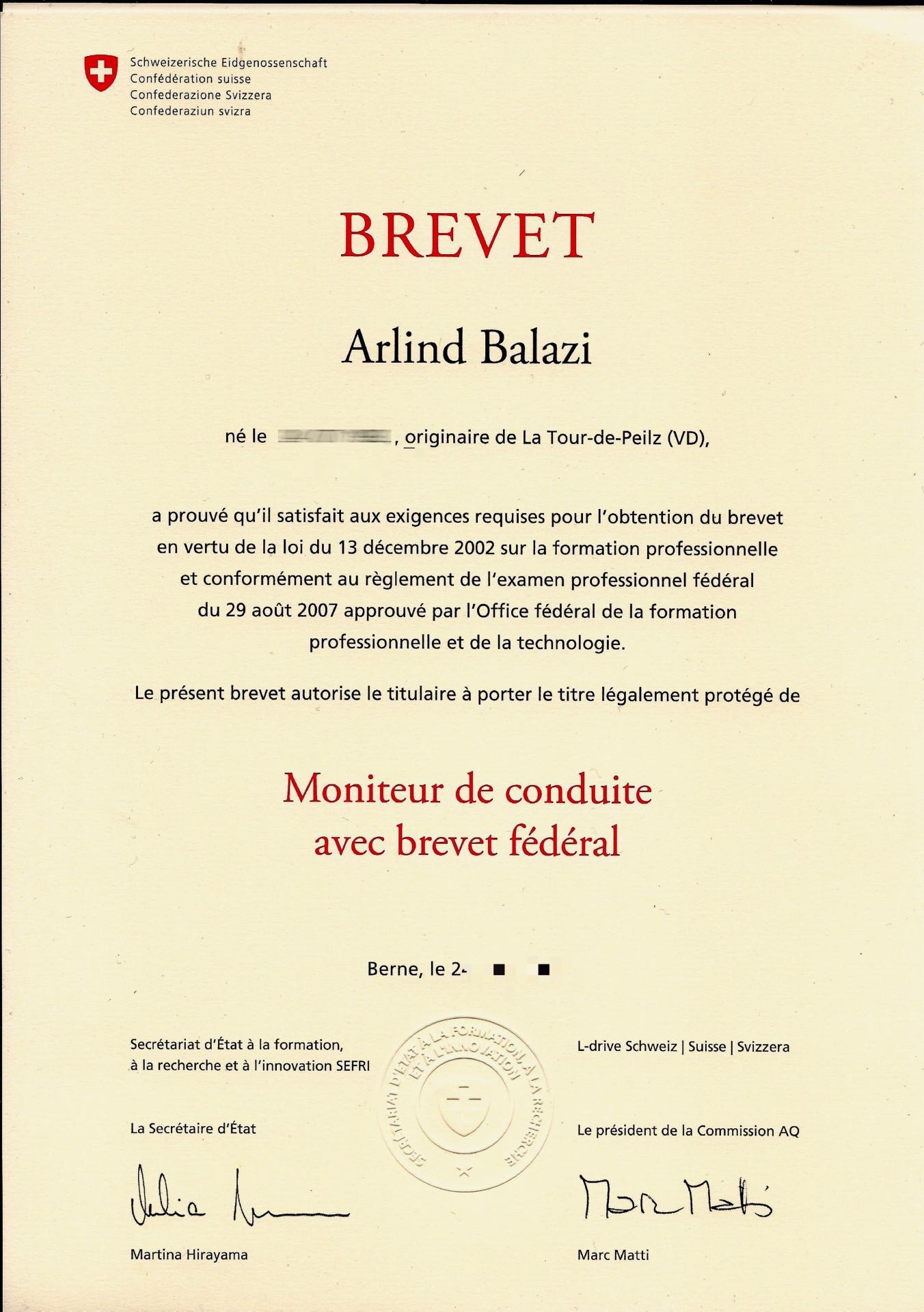 Brevet arlind